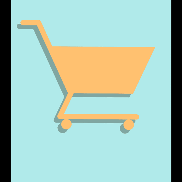 Mobile phone checkout cart screen
