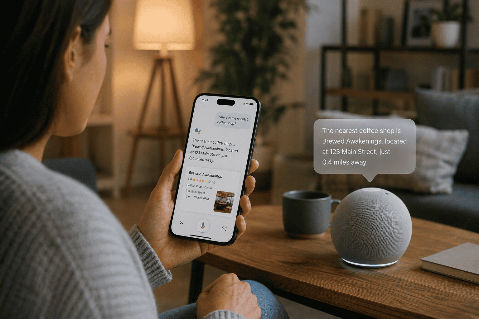 Voice assistant delivering information using structured website content and schema markup
