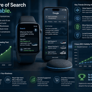Wearable search optimisation supporting future SEO visibility across smart devices and voice assistants